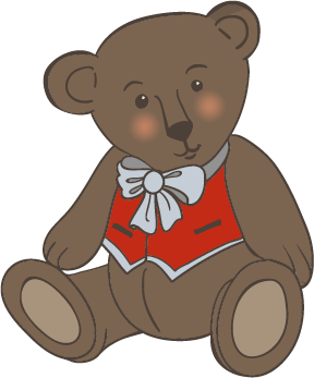illustration od a littkle bear (meaning of "petit ours")