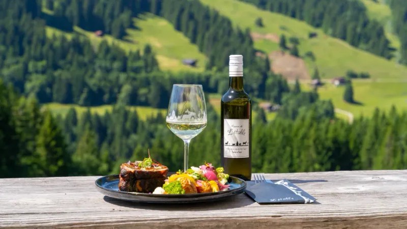 l'étableble, restaurant à gryon, suisse