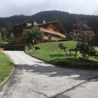 view from the chalet