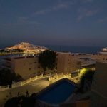 night view of Peñiscola